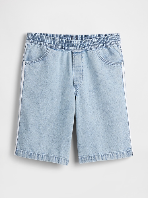 Image number 5 showing, 11" Mid Rise UltraSoft Easy Longline Denim Shorts