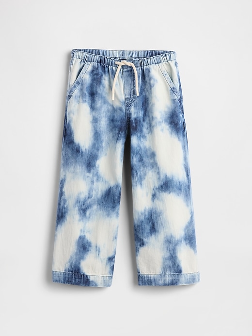 2 of 8 showing, with the color Light wash of product Baby & Toddler Denim Pull-On Baggy Jeans
