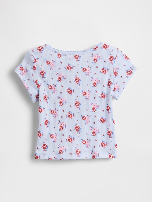 Image number 2 showing, Baby & Toddler Pointelle Rib Top