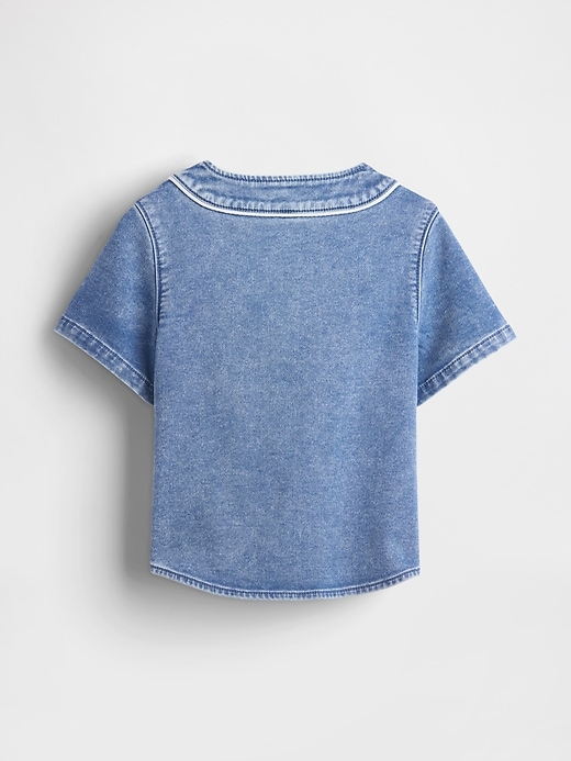 Image number 3 showing, Baby & Toddler Denim Logo Baseball Jersey