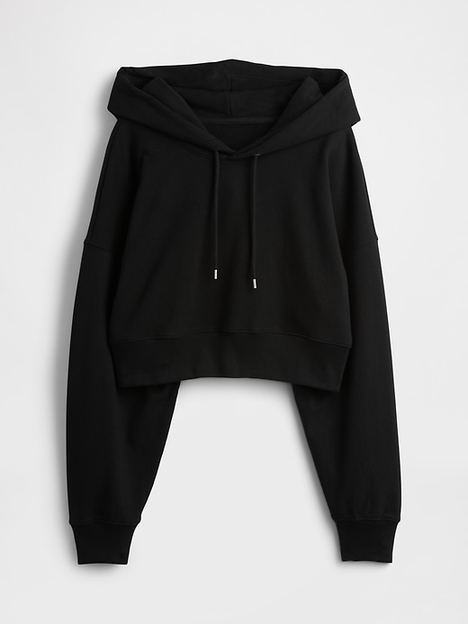 Image number 5 showing, French Terry Cropped Oversized Hoodie