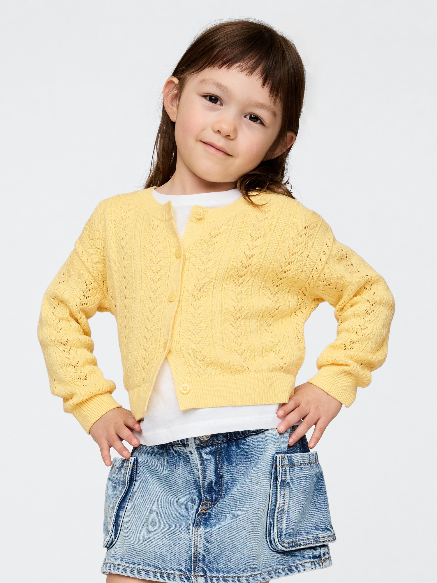 Baby & Toddler Pointelle Cardigan