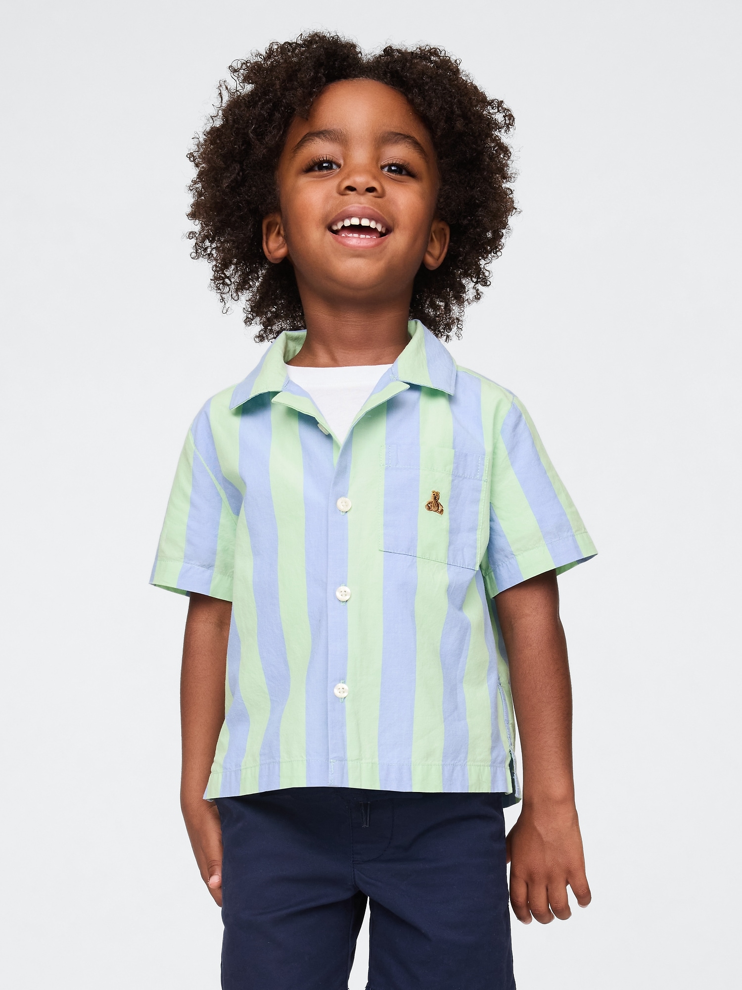 Baby & Toddler Organic Cotton Cabana Shirt