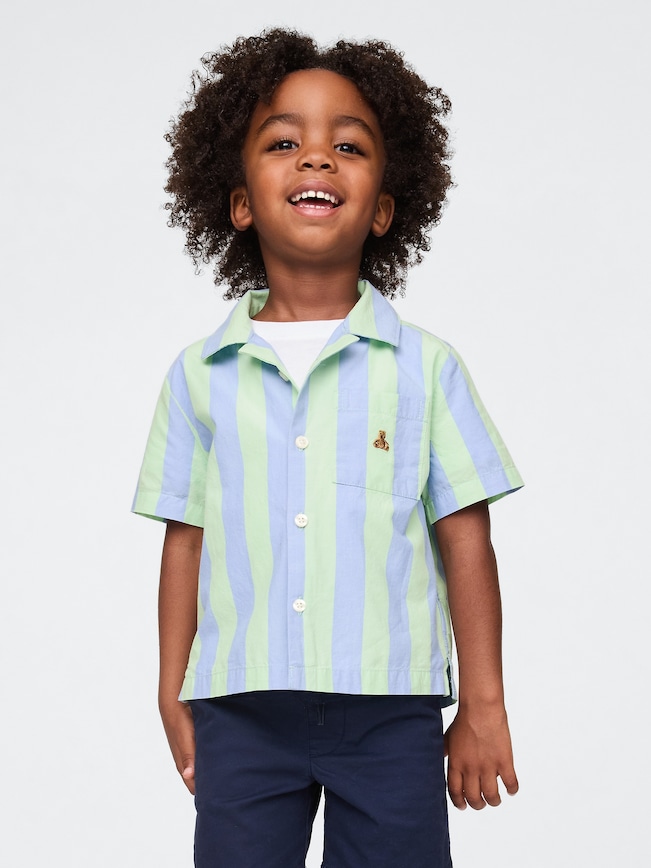 Baby & Toddler Organic Cotton Cabana Shirt
