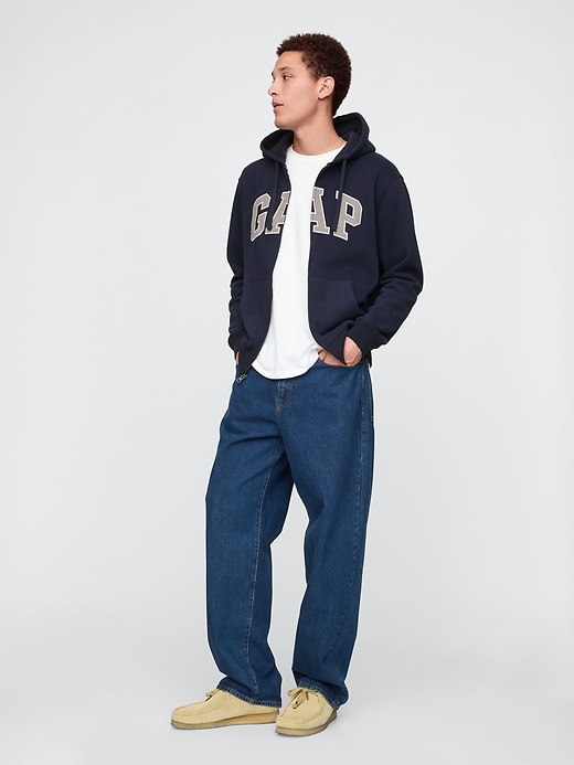 Image number 2 showing, VintageSoft Arch Logo Full-Zip Hoodie