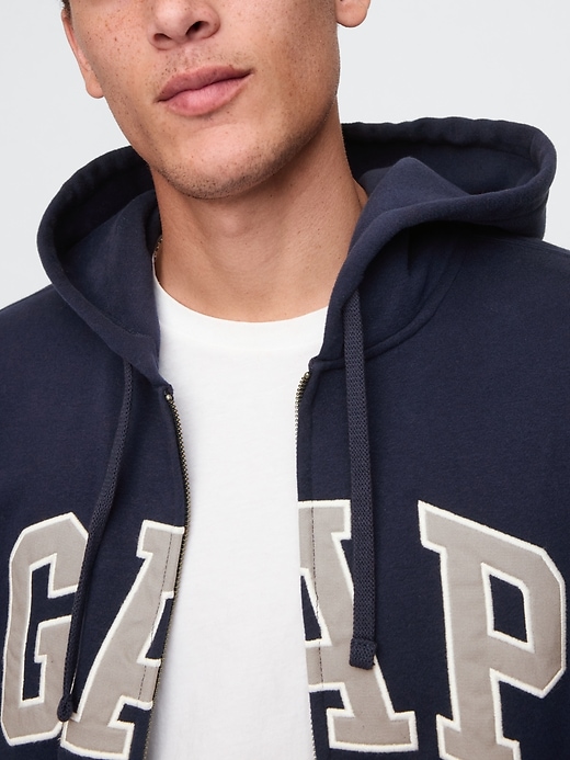 Image number 4 showing, VintageSoft Arch Logo Full-Zip Hoodie