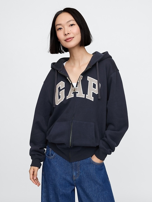Image number 5 showing, VintageSoft Arch Logo Full-Zip Hoodie