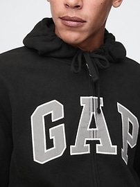 VintageSoft Arch Logo Full-Zip Hoodie | Gap