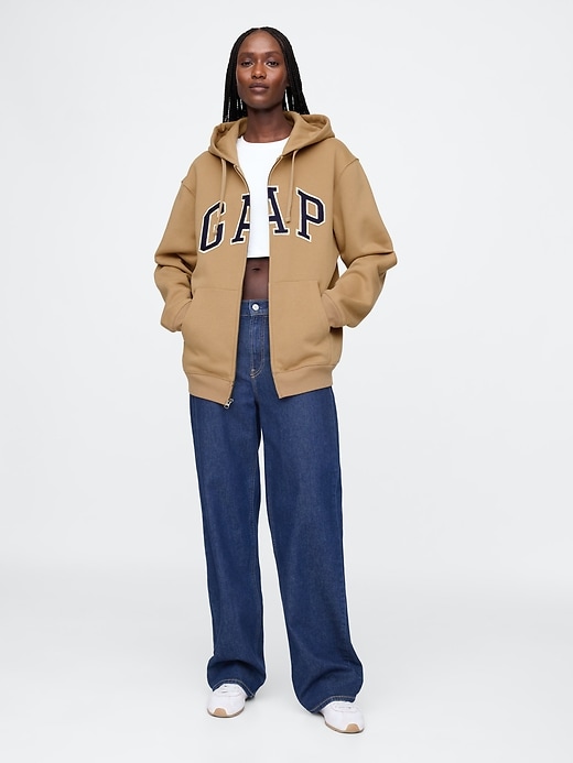 Image number 6 showing, VintageSoft Arch Logo Full-Zip Hoodie