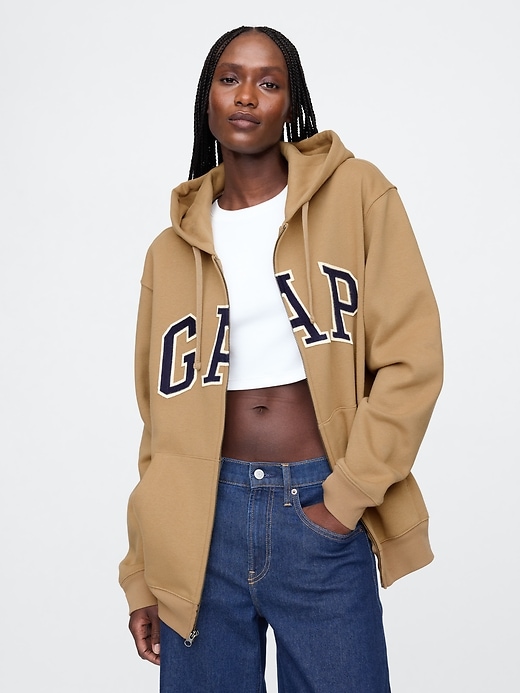 Image number 5 showing, VintageSoft Arch Logo Full-Zip Hoodie