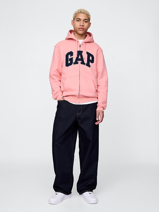 Image number 2 showing, VintageSoft Arch Logo Full-Zip Hoodie