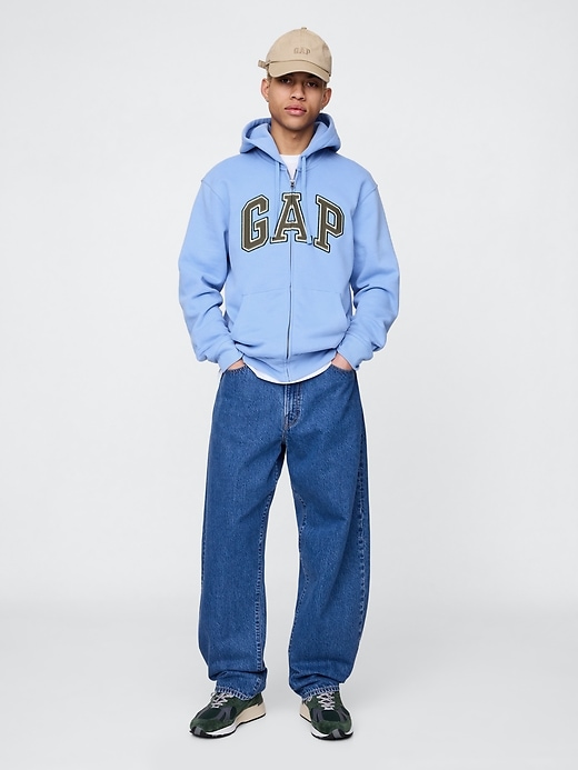 Image number 2 showing, VintageSoft Arch Logo Full-Zip Hoodie