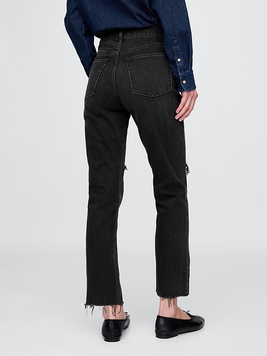 Image number 5 showing, High Rise Cheeky Straight Jeans