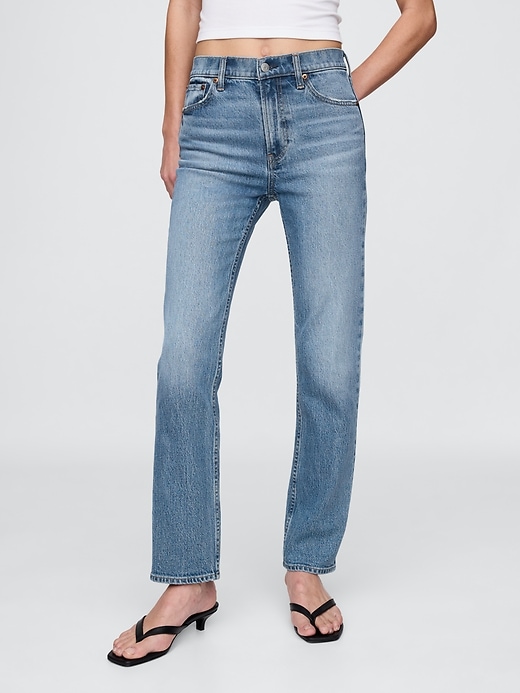 Image number 2 showing, High Rise ’90s Straight Jeans