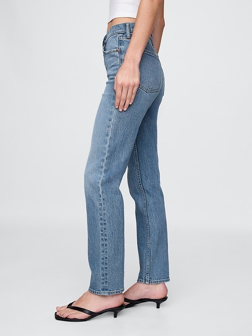 Image number 3 showing, High Rise ’90s Straight Jeans
