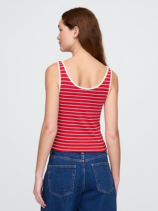 Image number 3 showing, Modern Cropped Tank Top