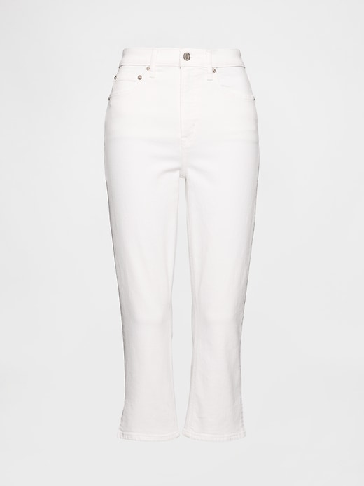 Image number 8 showing, High Rise Capri Jeans