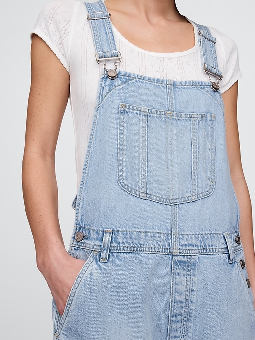 Image number 3 showing, UltraSoft Denim Shortalls