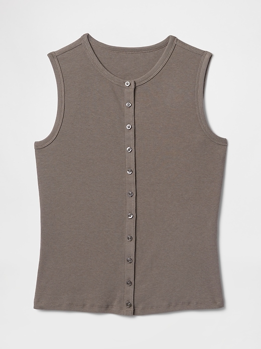 Image number 5 showing, Modern Rib Cardigan Vest