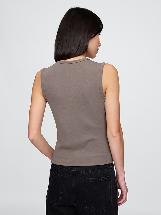 Image number 3 showing, Modern Rib Cardigan Vest