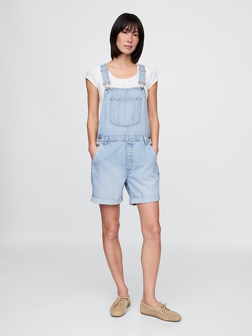Image number 1 showing, UltraSoft Denim Shortalls