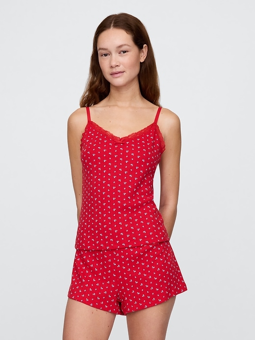 Image number 1 showing, Pointelle PJ Tank Top