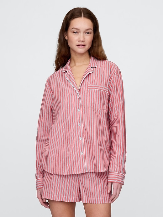 Image number 1 showing, Poplin PJ Shirt