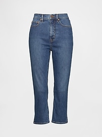 High Rise Capri Jeans