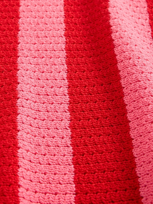 Image number 4 showing, Kids Crochet Stripe Dress