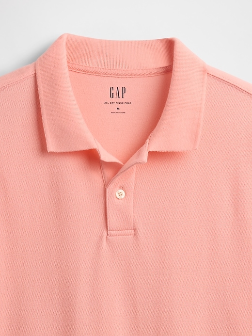 Image number 4 showing, Pique Polo Shirt