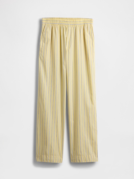 Image number 5 showing, Organic Cotton Poplin Easy Wide-Leg Pants