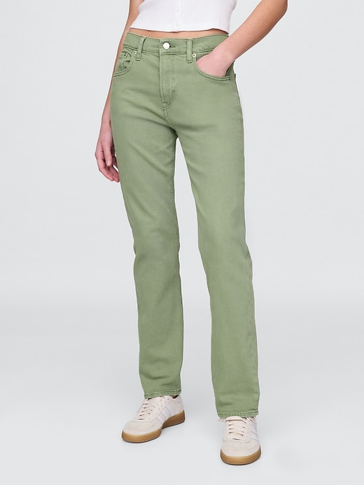 Image number 2 showing, High Rise '90s Straight Jeans