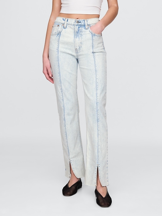 Image number 2 showing, High Rise ’90s Straight Jeans