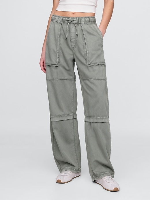 Image number 2 showing, Mid Rise Easy Utility Barrel Pants