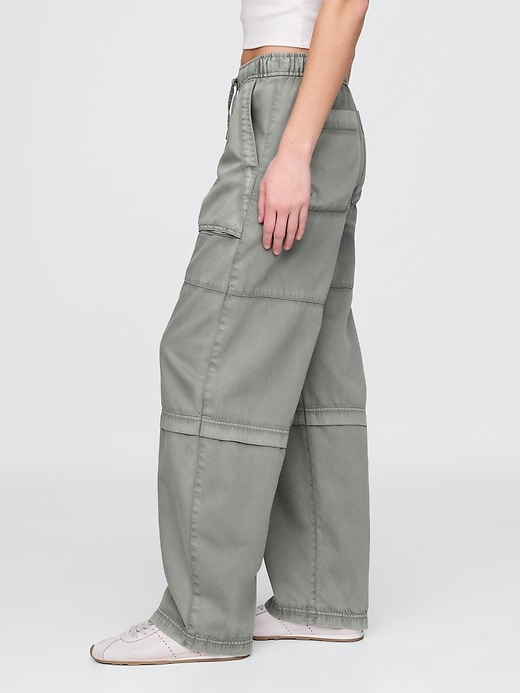 Image number 3 showing, Mid Rise Easy Utility Barrel Pants