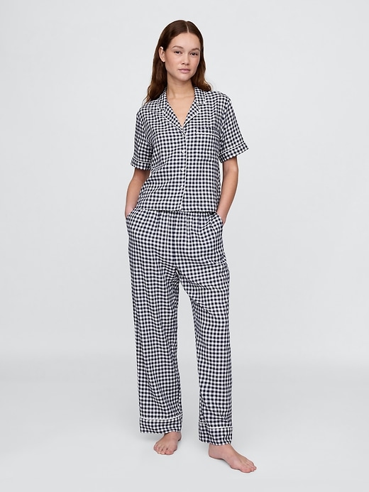 Image number 2 showing, Linen-Blend PJ Shirt