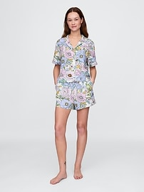 Linen-Blend PJ Shirt