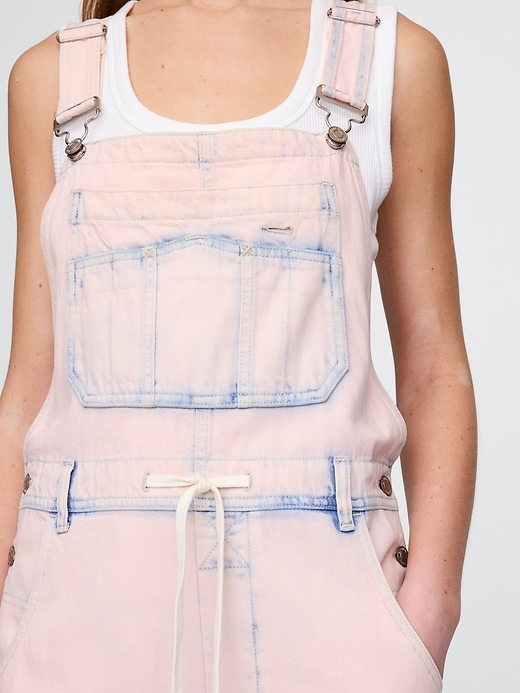 Image number 2 showing, UltraSoft Denim Baggy Overalls