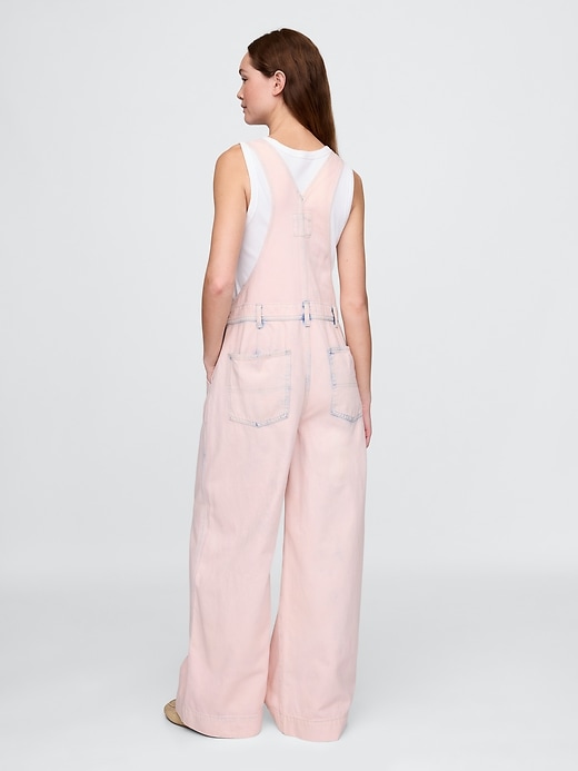 Image number 4 showing, UltraSoft Denim Baggy Overalls