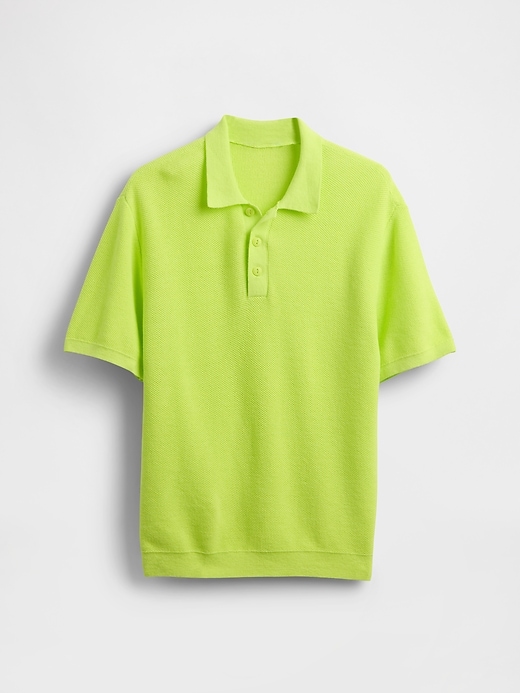 Image number 2 showing, Kids Relaxed Sweater Polo Shirt