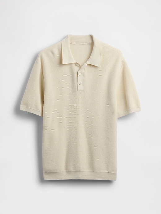 Image number 2 showing, Kids Relaxed Sweater Polo Shirt