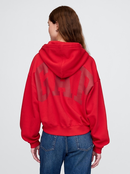 Image number 3 showing, VintageSoft Arch Logo Cropped Hoodie