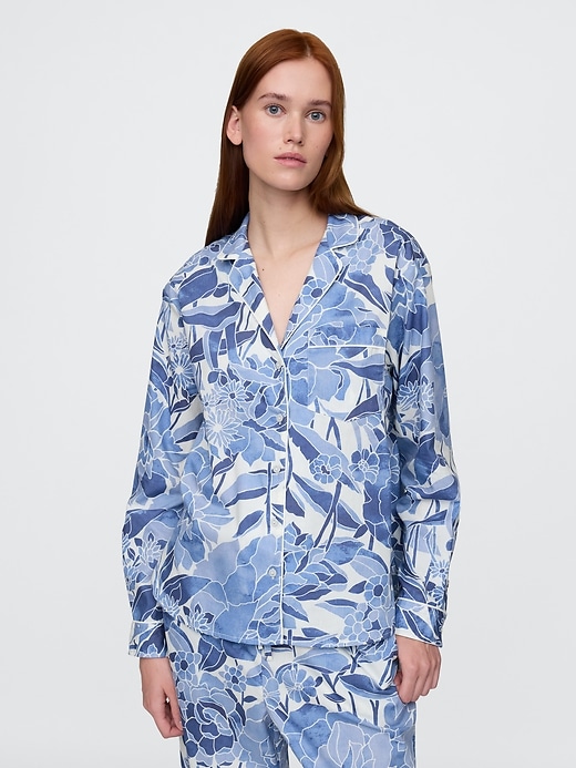 Image number 1 showing, Poplin PJ Shirt