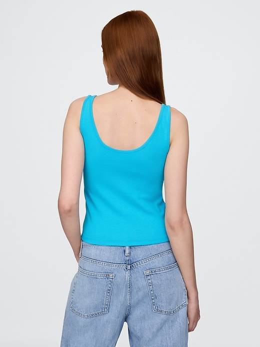 Image number 3 showing, Modern Cropped Tank Top