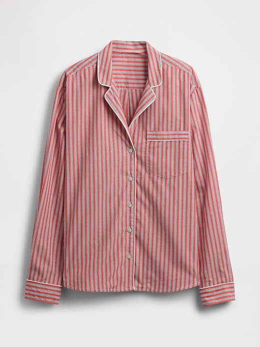 Image number 4 showing, Poplin PJ Shirt