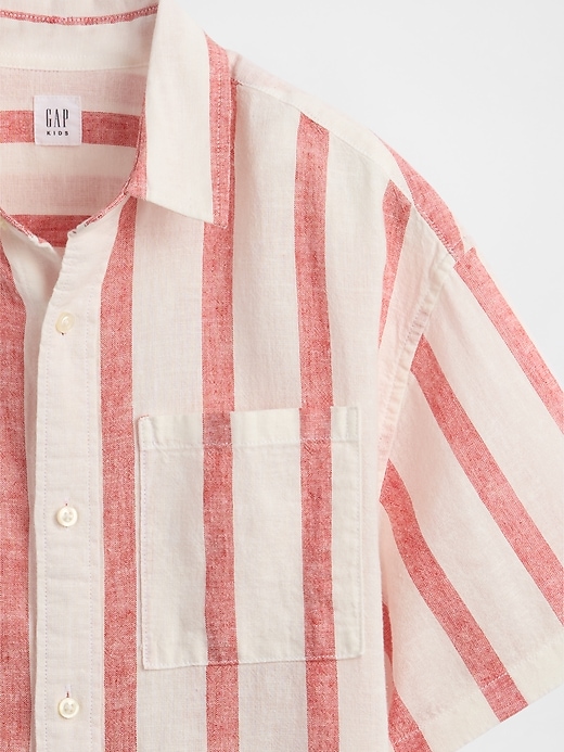 Image number 5 showing, Kids Linen-Cotton Relaxed Shirt