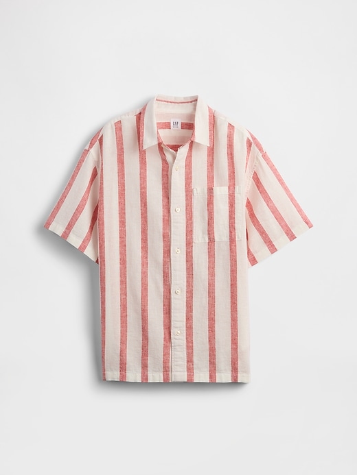 Image number 2 showing, Kids Linen-Cotton Relaxed Shirt