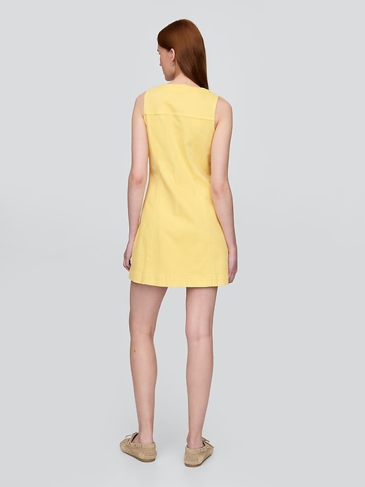 Image number 2 showing, Denim Mini Dress