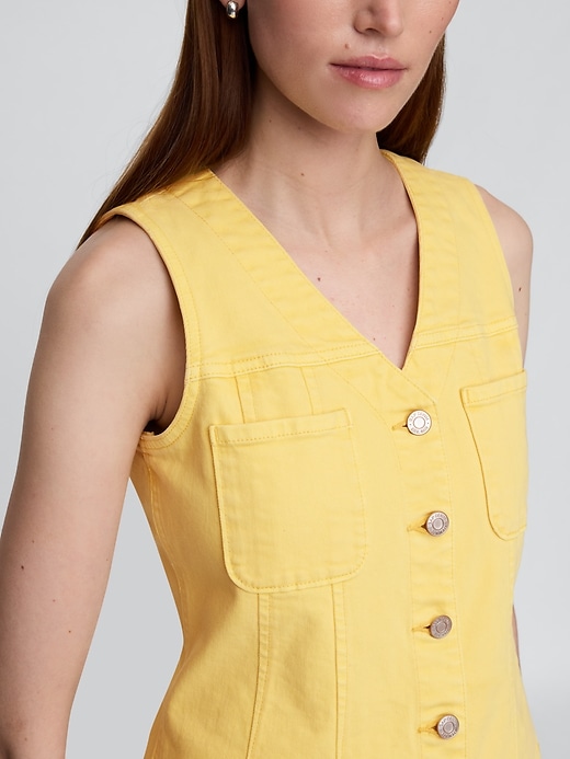 Image number 4 showing, Denim Mini Dress