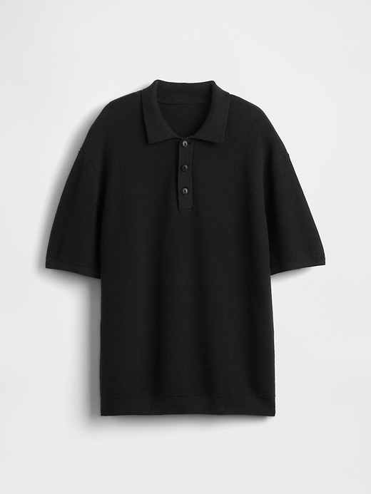 Image number 2 showing, Kids Relaxed Sweater Polo Shirt